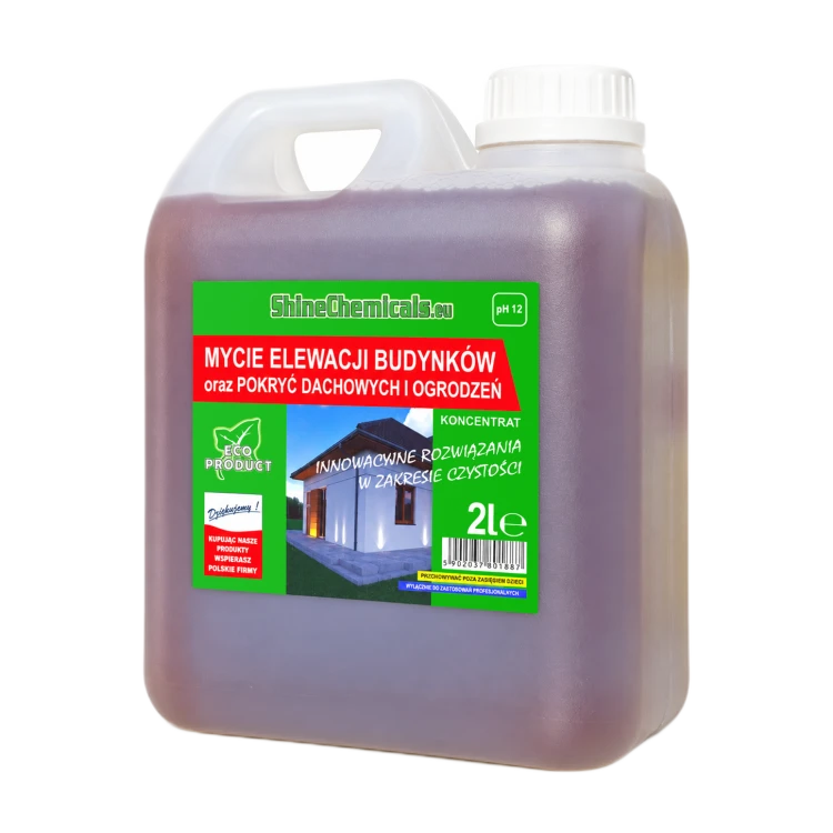 Koncentrat do mycia elewacji budynków ShineChemicals – 2 l