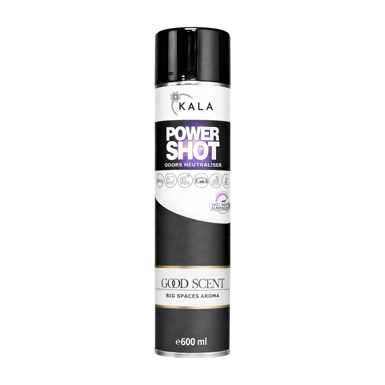Kala Power Shot Good Scent 600 ml, neutralizator zapachów w aerozolu, puszka