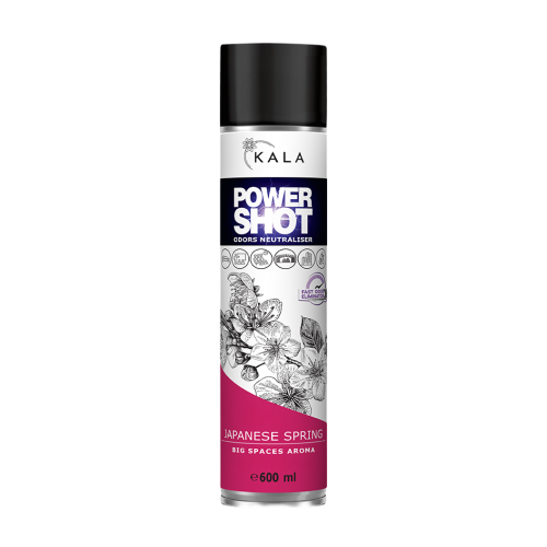 Kala Power Shot Japanese Spring 600 ml, neutralizator zapachów w aerozolu, puszka