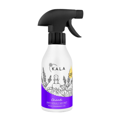 Kala Chanti Patchouli Secrets 250 ml, olejek zapachowy w sprayu, butelka z rozpylaczem