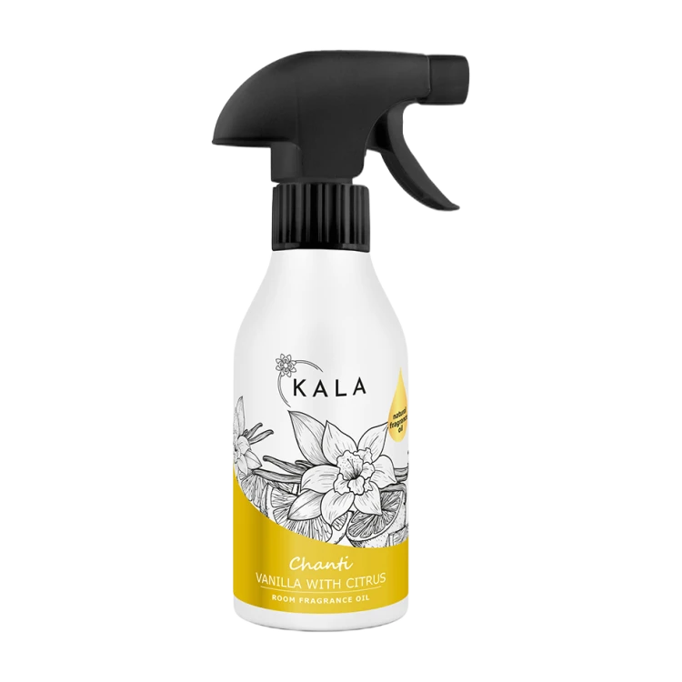 Kala Chanti Vanilla with Citrus 250 ml, olejek zapachowy w sprayu, butelka z rozpylaczem