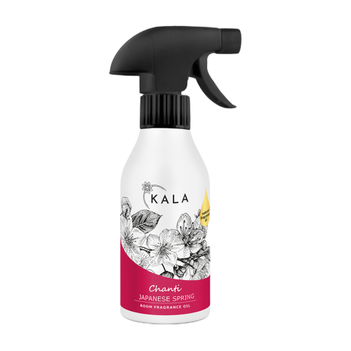 Kala Chanti Japanese Spring 250 ml, olejek zapachowy w sprayu, butelka z rozpylaczem