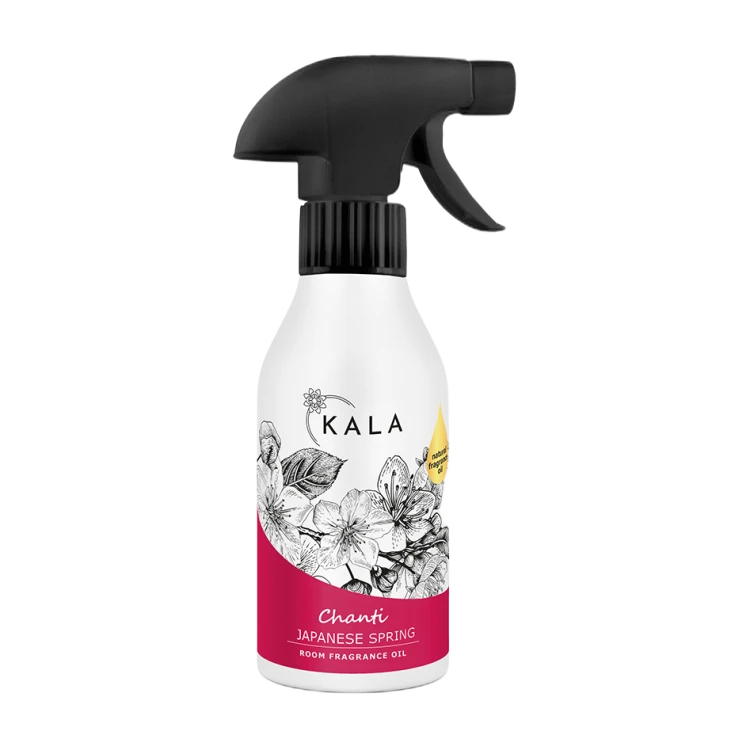 Kala Chanti Japanese Spring 250 ml, olejek zapachowy w sprayu, butelka z rozpylaczem