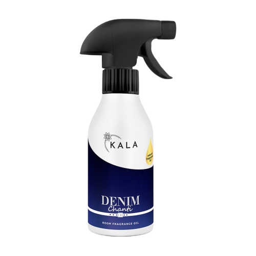 Kala Chanti Denim 250 ml, olejek zapachowy w sprayu, butelka z rozpylaczem