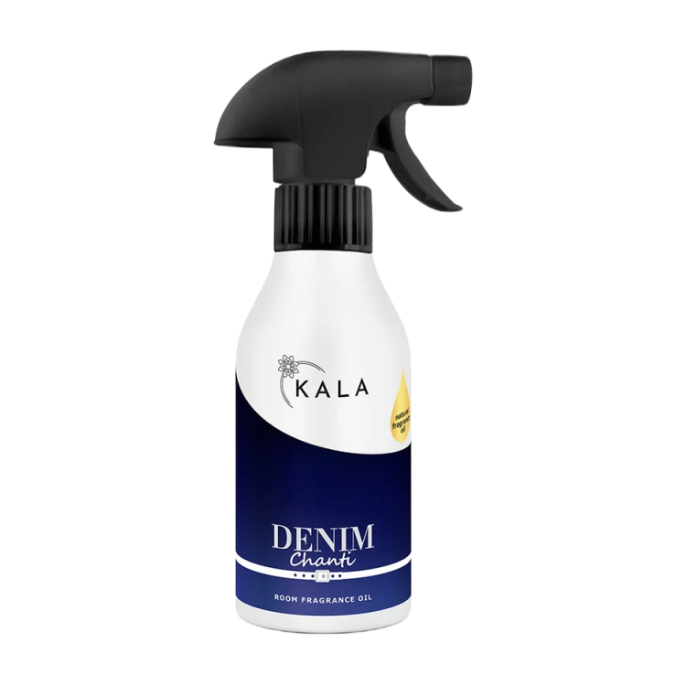 Kala Chanti Denim 250 ml, olejek zapachowy w sprayu, butelka z rozpylaczem