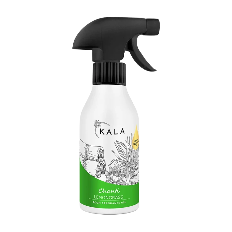 Kala Chanti Lemongrass 250 ml, olejek zapachowy w sprayu, butelka z rozpylaczem
