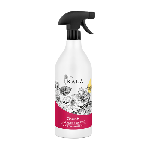 Kala Chanti Japanese Spring 1 l, olejek zapachowy w sprayu, butelka z rozpylaczem