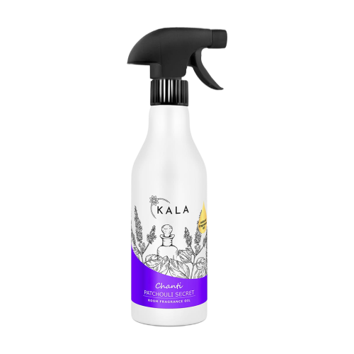Kala Chanti Patchouli Secrets 500 ml, olejek zapachowy w sprayu, butelka z rozpylaczem