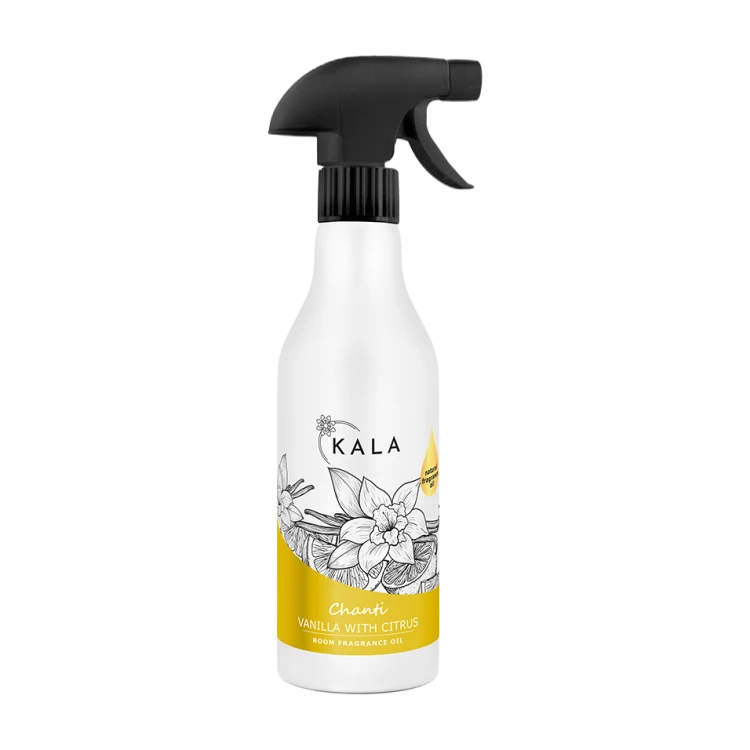Kala Chanti Vanilla with Citrus 500 ml, olejek zapachowy w sprayu, butelka z rozpylaczem