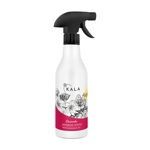 Kala Chanti Japanese Spring 500 ml, olejek zapachowy w sprayu, butelka z rozpylaczem