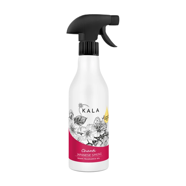 Kala Chanti Japanese Spring 500 ml, olejek zapachowy w sprayu, butelka z rozpylaczem