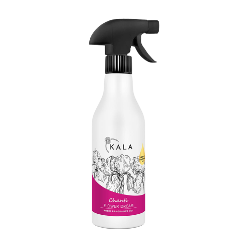 Kala Chanti Flower Dream 500 ml, olejek zapachowy w sprayu, butelka z rozpylaczem