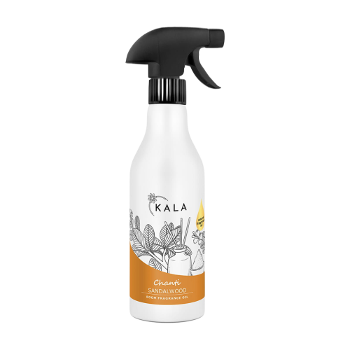 Kala Chanti Sandalwood 500 ml, olejek zapachowy w sprayu, butelka z rozpylaczem
