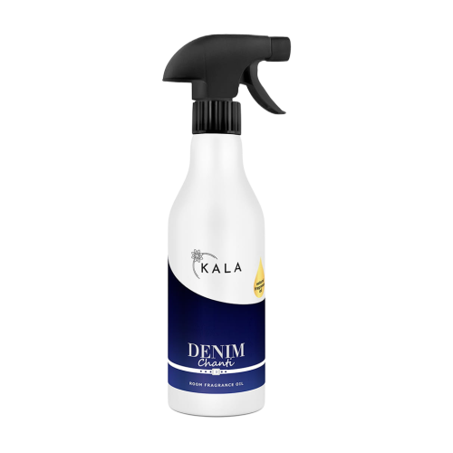 Kala Chanti Denim 500 ml, olejek zapachowy w sprayu, butelka z rozpylaczem
