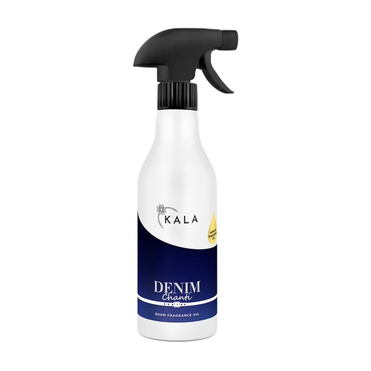 Kala Chanti Denim 500 ml, olejek zapachowy w sprayu, butelka z rozpylaczem
