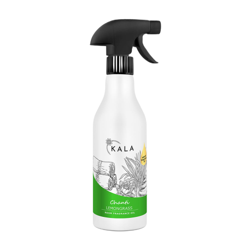 Kala Chanti Lemongrass 500 ml, olejek zapachowy w sprayu, butelka z rozpylaczem