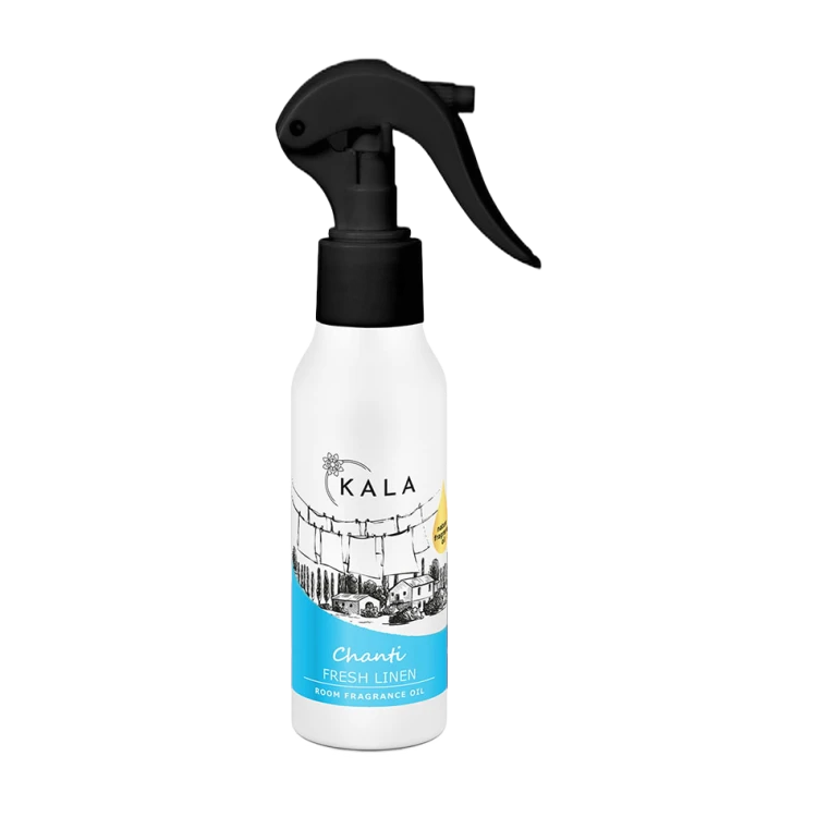 Kala Chanti Fresh Linen 100 ml, olejek zapachowy w sprayu, butelka z rozpylaczem