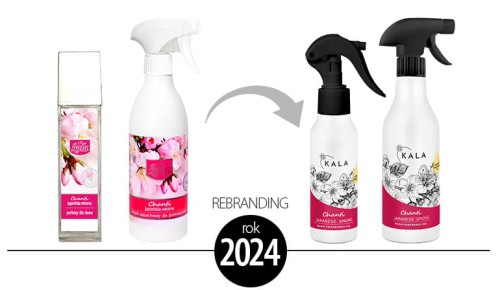Kala Chanti Japanese Spring, dawne i nowe opakowania po zmianie wyglądu marki