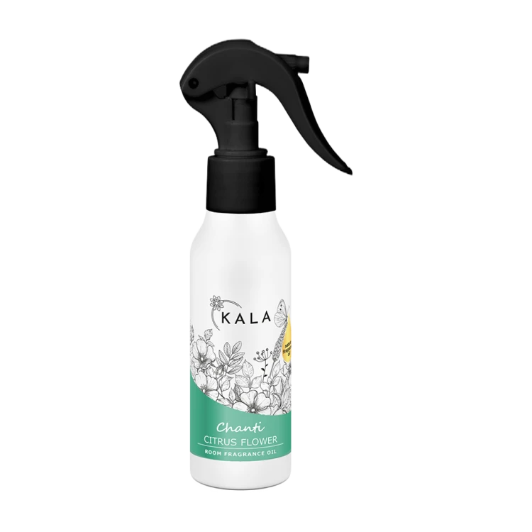 Kala Chanti Citrus Flower 100 ml, olejek zapachowy w sprayu, butelka z rozpylaczem