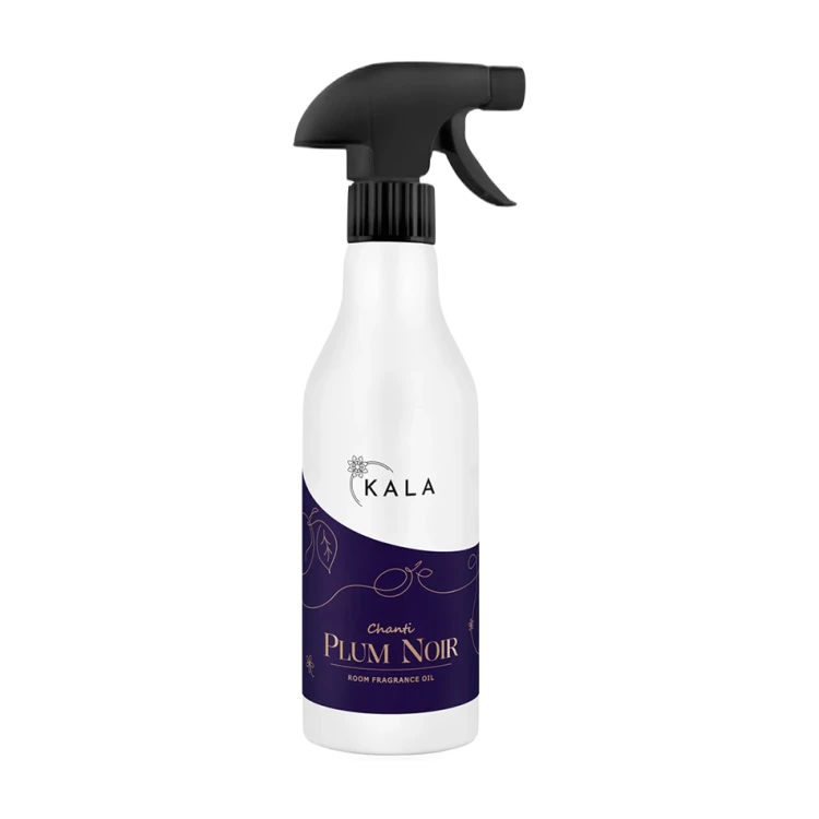 Kala Chanti Plum Noir 500 ml, olejek zapachowy w sprayu, butelka z rozpylaczem