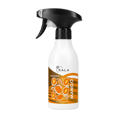 Kala Chanti Madagaskar Mango 250 ml, olejek zapachowy w sprayu, butelka z rozpylaczem