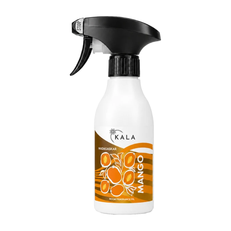 Kala Chanti Madagaskar Mango 250 ml, olejek zapachowy w sprayu, butelka z rozpylaczem