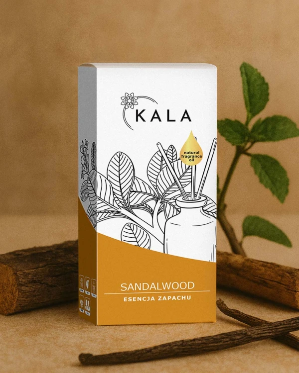 Kala iFresh Sandalwood 10 ml, esencja zapachowa w aranżacji wnętrza