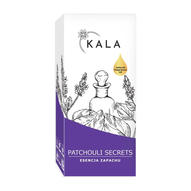 Kala iFresh Patchouli Secrets 10 ml, esencja zapachowa do dyfuzora, opakowanie