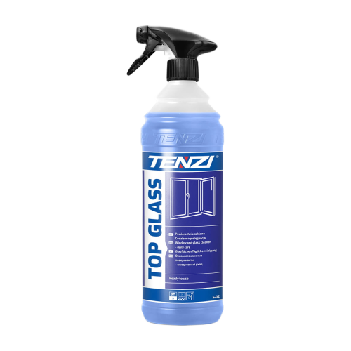 Tenzi Top Glass 1 l, płyn do mycia szyb i luster, butelka ze spryskiwaczem