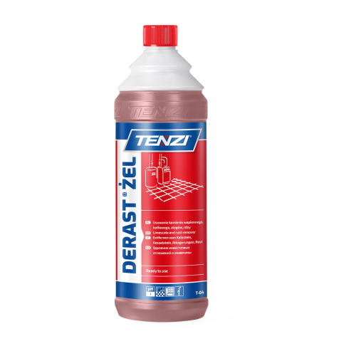 Tenzi Derast Żel 1 l, żel do usuwania rdzy i kamienia, butelka
