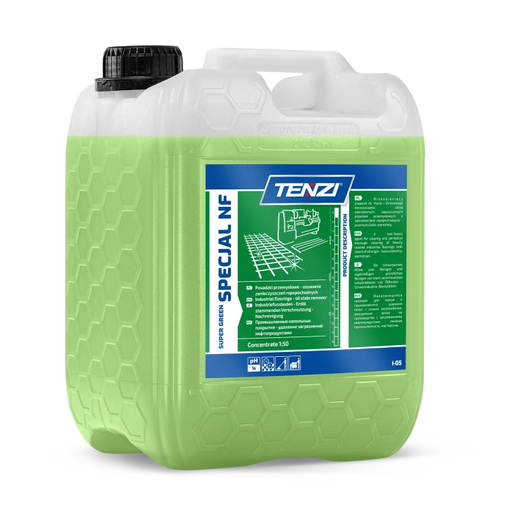 Tenzi Super Green Specjal NF 20 l, koncentrat do mycia posadzek przemysłowych, kanister