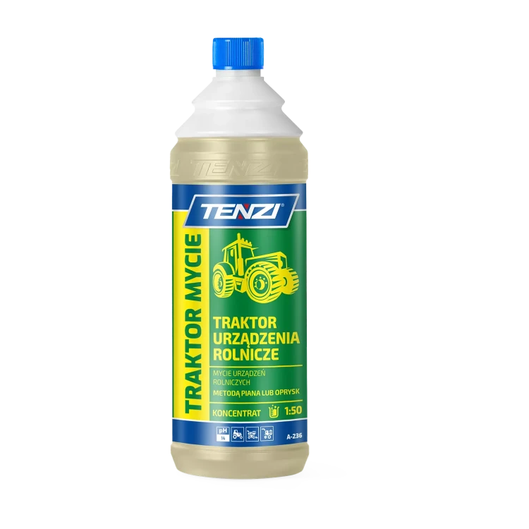 Tenzi Traktor Mycie 1 l, koncentrat do mycia maszyn rolniczych, przód opakowania