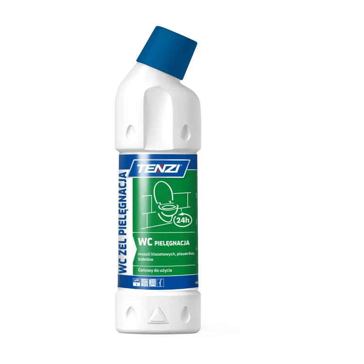 Tenzi WC Żel Pielęgnacja 0,75 l, butelka gotowego żelu do mycia sanitariatów