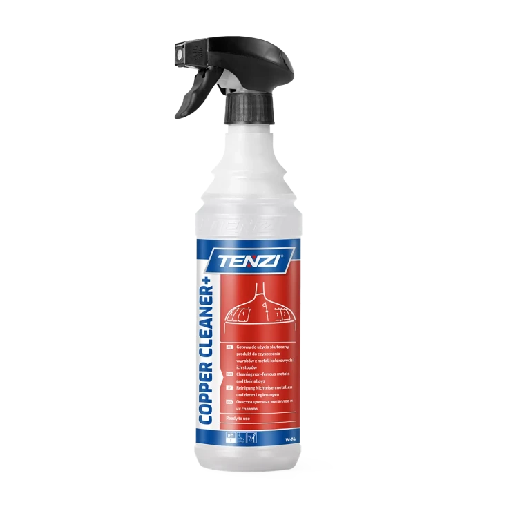 Tenzi Copper Cleaner + GT 0,6 l, butelka z rozpylaczem do czyszczenia miedzi, mosiądzu i brązu