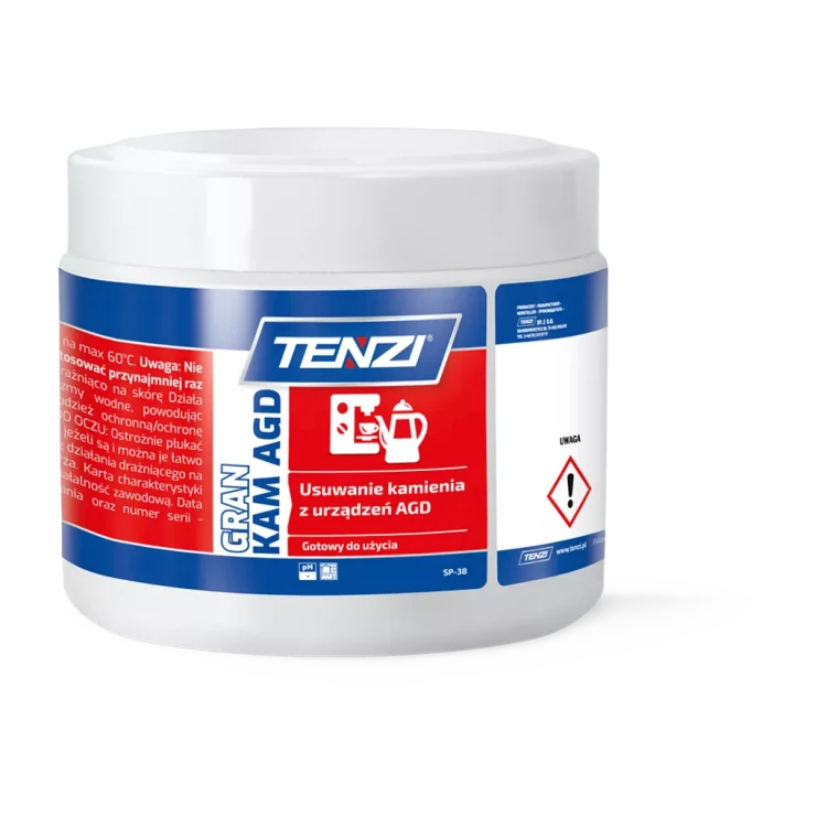 Tenzi Gran Kam AGD 0,5 kg, proszek odkamieniający w pojemniku