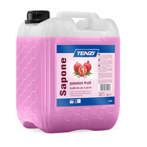 Tenzi Sapone Passion Fruit, różowe mydło w płynie do rąk, kanister 5 l