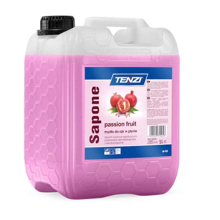 Tenzi Sapone Passion Fruit, różowe mydło w płynie do rąk, kanister 5 l