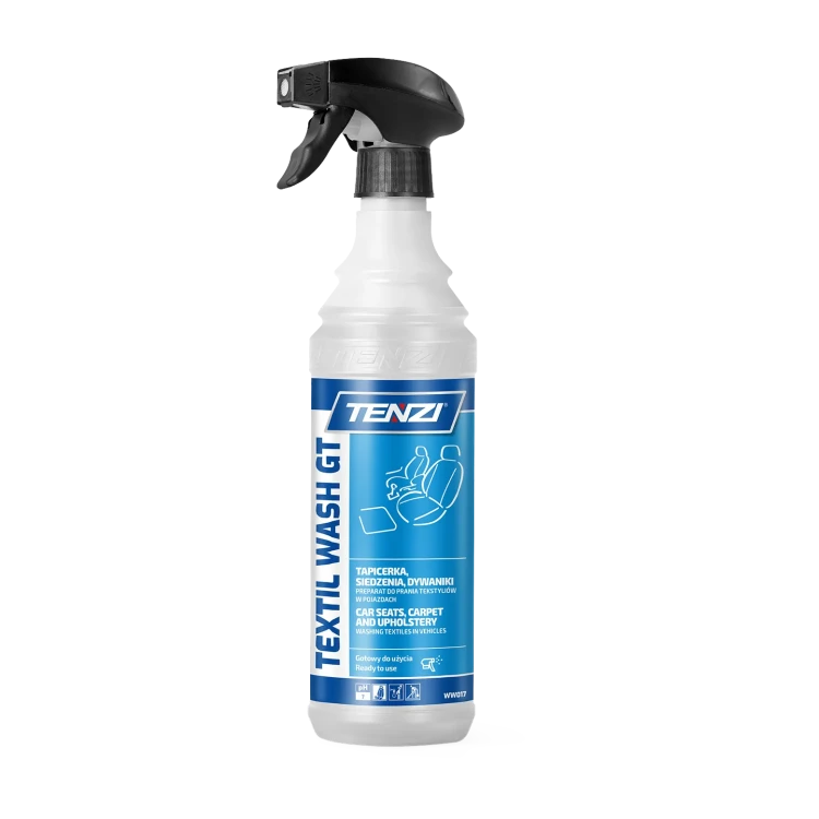 Tenzi Textil Wash GT 0,6 l, płyn do prania tapicerki samochodowej w butelce z rozpylaczem