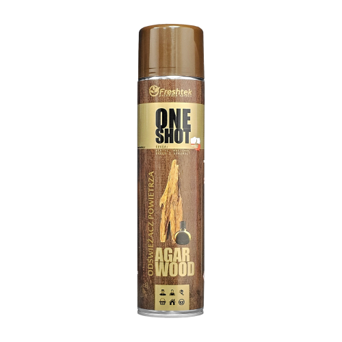 Freshtek ONE SHOT Agar Wood, odświeżacz powietrza, 600 ml