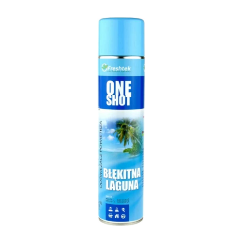 Freshtek ONE SHOT Błękitna Laguna, odświeżacz powietrza, 0,6 l
