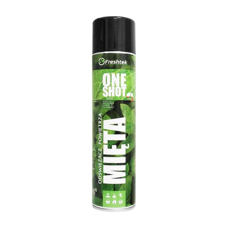 Freshtek ONE SHOT Mięta, odświeżacz powietrza, 0,6 l
