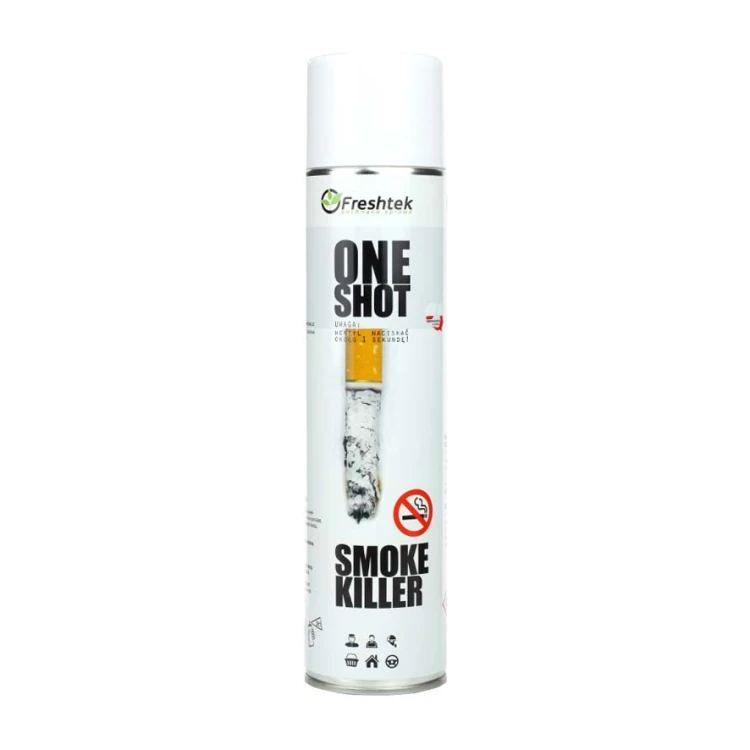 Freshtek ONE SHOT Smoke Killer, neutralizator zapachu dymu papierosowego, 600 ml