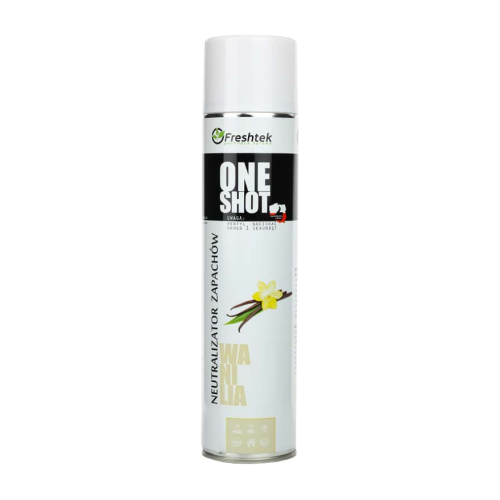 Freshtek ONE SHOT Wanilia, odświeżacz powietrza, 600 ml