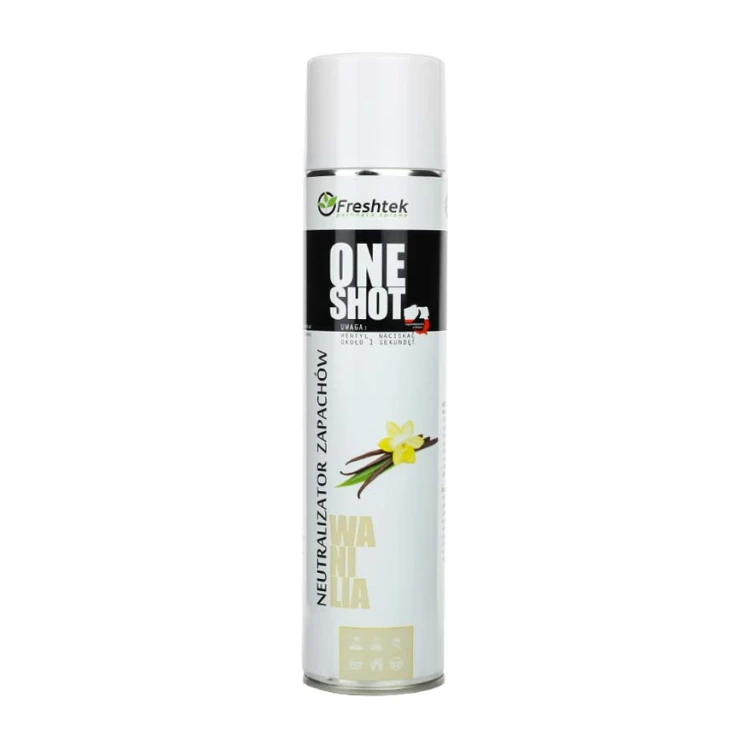 Freshtek ONE SHOT Wanilia, odświeżacz powietrza, 600 ml