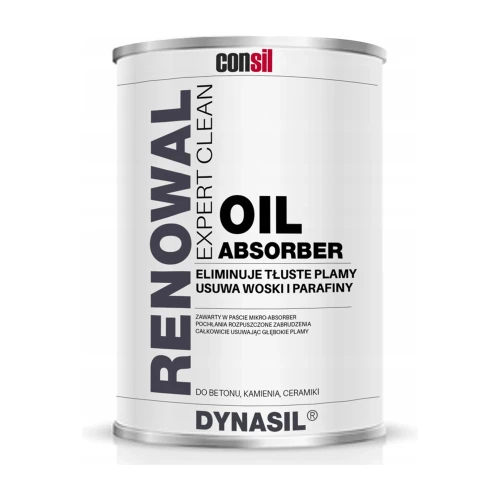 Dynasil Renowal Oil Absorber, pasta do usuwania plam z oleju z betonu i kamienia, wiaderko