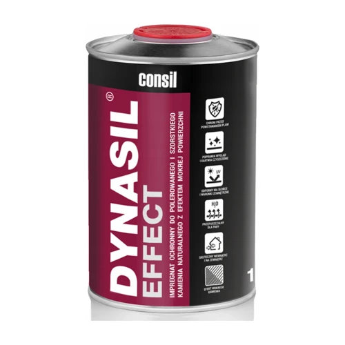 Dynasil Effect 1 l, impregnat do kamienia z efektem mokrego kamienia, puszka