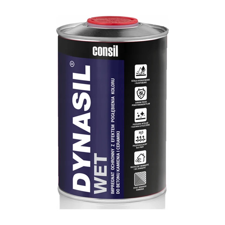 Dynasil Wet 1 l, impregnat do kostki brukowej z efektem mokrej powierzchni, puszka
