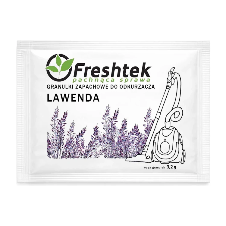 Freshtek Shake Lawenda, saszetka granulek zapachowych do odkurzacza 3,2 g