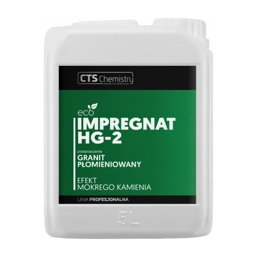 CTS Chemistry HG-2, wodny impregnat do granitu płomieniowanego, efekt mokrego kamienia – 5 l