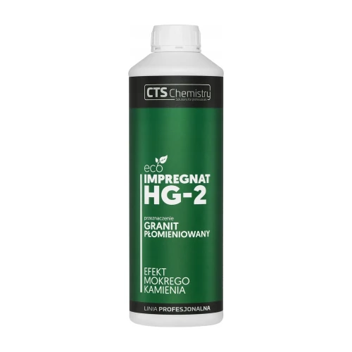 CTS Chemistry HG-2, wodny impregnat do granitu płomieniowanego, efekt mokrego kamienia – 1 l